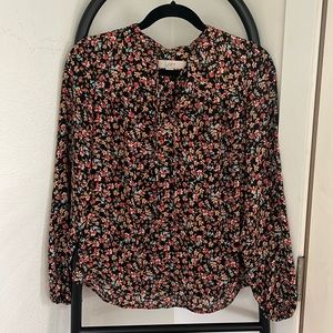 LOFT stunning floral blouse